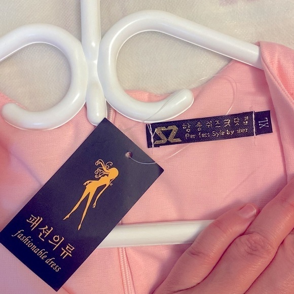 🌸 Delicate Pink 🌸 like a cake 🎂 summer dress Made in Korea 🌸 - Picture 9 of 10